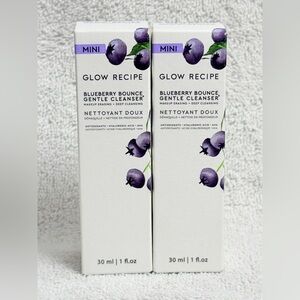 Glow Recipe Blueberry Mini Bounce Make Up Erasing, Deep Cleansing 30 ml (x 2)